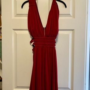 Maroon Dress